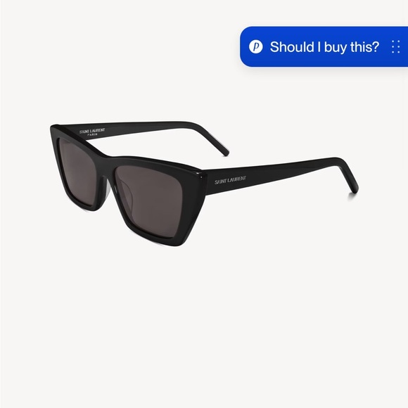 Saint Laurent Black Square Sunglasses main image 12
